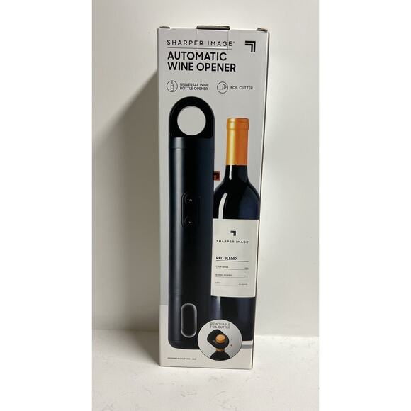 Sharper Image Automatic Universal Wine Bottle Opener With Removable Foil Cutter - Picture 1 of 2